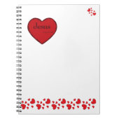 クラシック螺旋のノートイエスは私の主! ノートブック (正面)