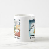 クラシック複合炭水化物哲学漫画 コーヒーマグカップ (中央)