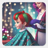 クラシック角の角の角の角シール スクエアシール (正面)