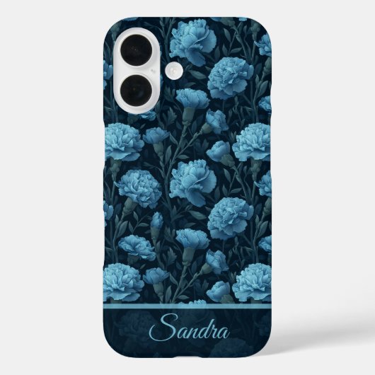 クラシック記念日記念カーネーションの花の名前 Case-Mate iPhoneケース (裏面)