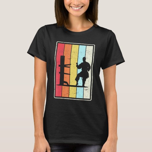 クラシック詠春拳レトロカンフー武術ヴィンテージ Tシャツ (正面)