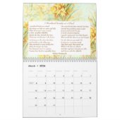 クラシック詩のカレンダー カレンダー (3月 2026)