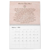 クラシック詩のカレンダー カレンダー (2月 2026)