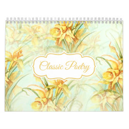 クラシック詩のカレンダー カレンダー