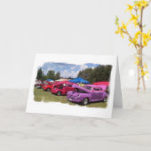 クラシック誕生日カード(大プリント) カード (黄色い花)