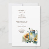 クラシック誕生日結婚ベビーシャワー退職後 招待状 (正面)