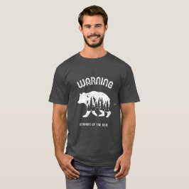 クラシック警告 熊に注意 Tシャツ