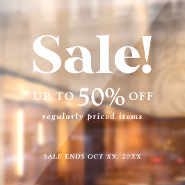 クラシック販売看板 ウィンドウサイン