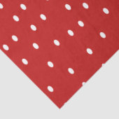 クラシック赤と白水玉模様 薄葉紙 (詳細)