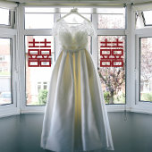 クラシック赤二重中国の西結婚海 ウィンドウサイン