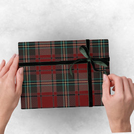 クラシック赤伝統的クリスマス – プライドストライプ ラッピングペーパー