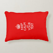 クラシック赤保平静と贈り物のテキカッコいいスト アクセントクッション (正面)