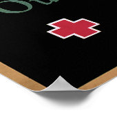 クラシック赤十字 ポスター (角)