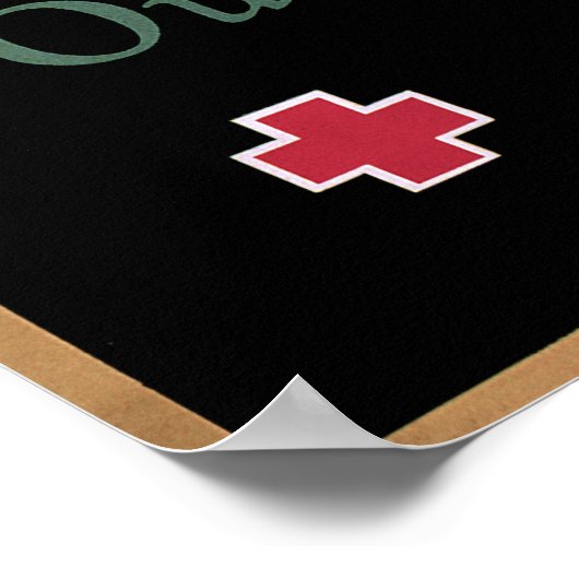 クラシック赤十字 ポスター (角)