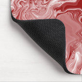 クラシック赤大理石 マウスパッド (コーナー)