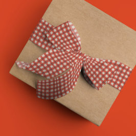 クラシック赤市松模様に グログランリボン