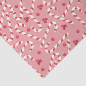 クラシック赤白メリークリスマスキャンディスティック 薄葉紙 (詳細)