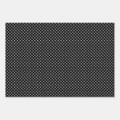 クラシック赤緑白黒タータンチェックチェックパターン ラッピングペーパーシート (正面3)