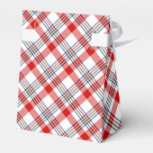 クラシック赤緑青白格子模様 フェイバーボックス (裏面サイド)