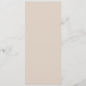 クラシック赤面ピンクク書フォーマル結婚の メニュー (裏面)