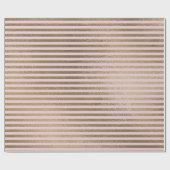 クラシック赤面フォキエ金ゴールドラインストライプパリ ラッピングペーパー (フラット)