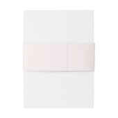 クラシック赤面モノグラム結婚ピンク 招待状ベリーバンド (裏面例)