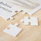 クラシック車でビーチの少女 ジグソーパズル (側面)