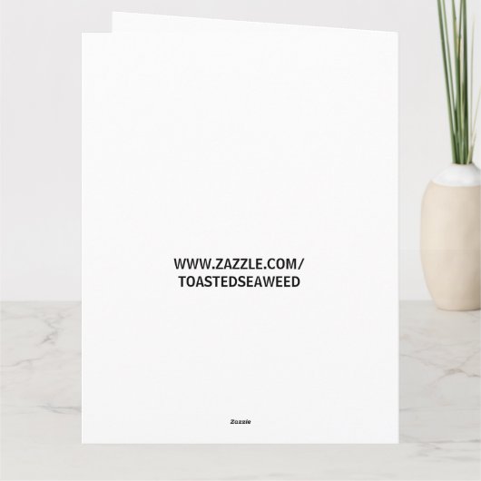 クラシック車のおもしろい誕生日グリーティングカード カード (裏面)