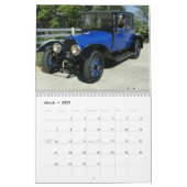 クラシック車のカレンダー カレンダー (3月 2027)