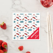 クラシック車のテーマパーティー スタンダードカクテルナプキン (インサイチュ)