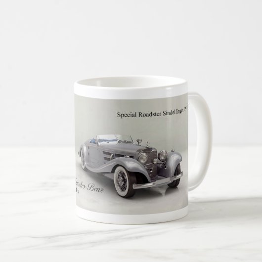 クラシック車のマグ コーヒーマグカップ (正面右)