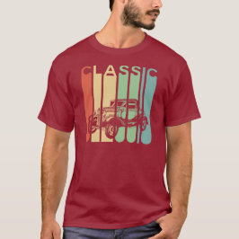 クラシック車のメンズTシャツ Tシャツ