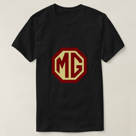 クラシック車のロゴ – MG Tシャツ (デザイン正面)