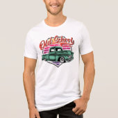クラシック車の古い学校Tシャツ トライブレンドTシャツ (正面)