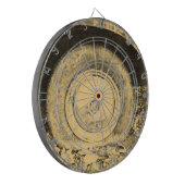 クラシック車の古い車輪 ダーツボード (正面左)