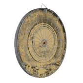 クラシック車の古い車輪#2 ダーツボード (正面左)