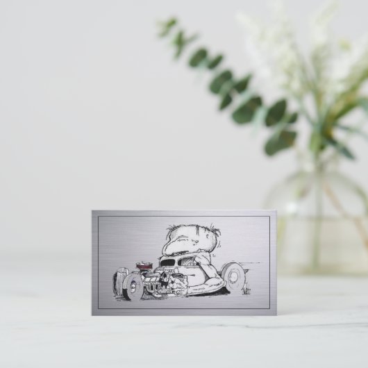 クラシック車の名刺 名刺 (スタンド正面)