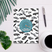 クラシック車の父の日札 サンキューカード