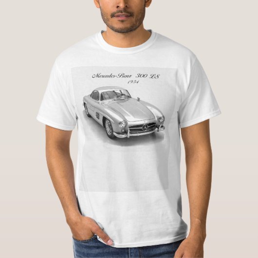 クラシック車の男性へTシャツ Tシャツ (正面)