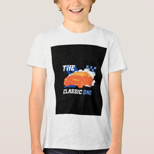クラシック車のTシャツ トライブレンドTシャツ (正面)
