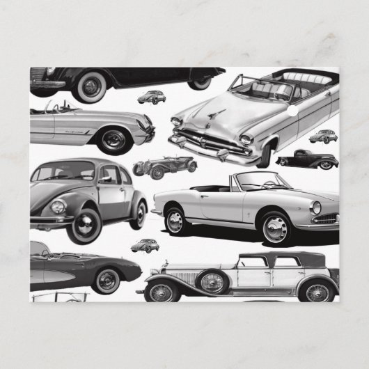クラシック車はがき ポストカード (正面)