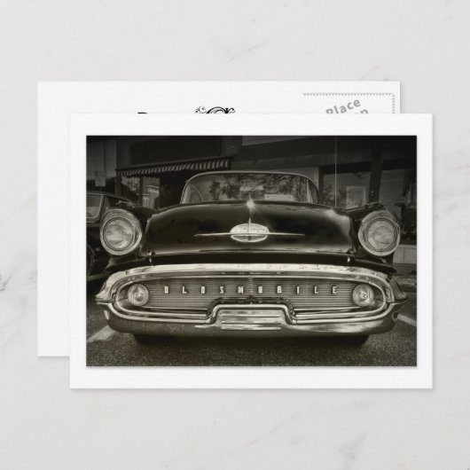 クラシック車はがき ポストカード (正面/裏面)