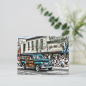 クラシック車はがき ポストカード (スタンド正面)