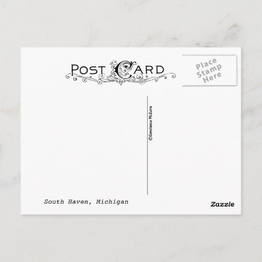 クラシック車はがき ポストカード (裏面)