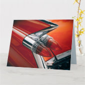 クラシック車ひれ父のデイカード カード (黄色い花)