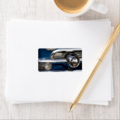 クラシック車クロムクローズアップ ラベル (インサイチュ)