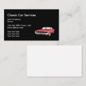 クラシック車サービスと復旧 名刺 (正面/裏面)