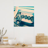 クラシック車ダッシュ ポスター (キッチン)