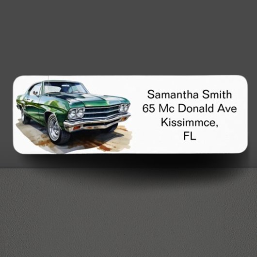 クラシック車パーティー ラベル