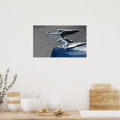 クラシック車フードオーナメント ポスター (キッチン)